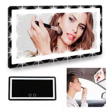 LumiMirror 😍 Espejo con Luz Led para Carro - Luce siempre hermosa !! Llevalo en oferta !!